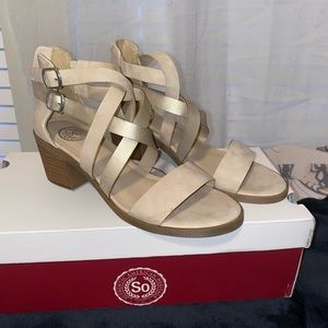 Low Heel Strappy Sandals